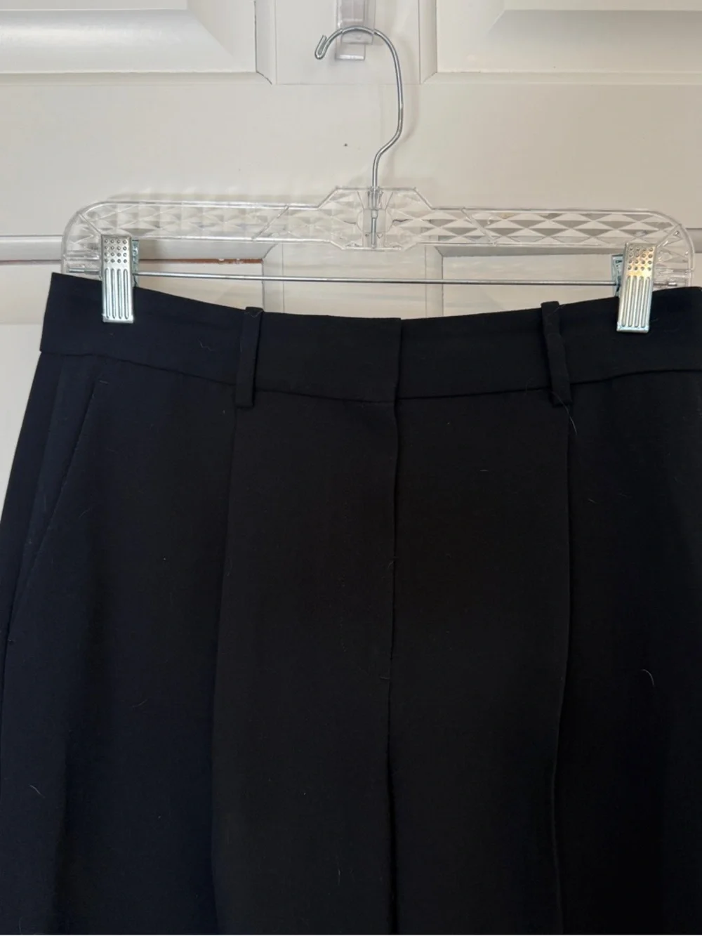 Theory Black Wide-Leg Pants - Picture 5 of 13